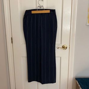 Women’s Striped Straight Leg Trouser Pant